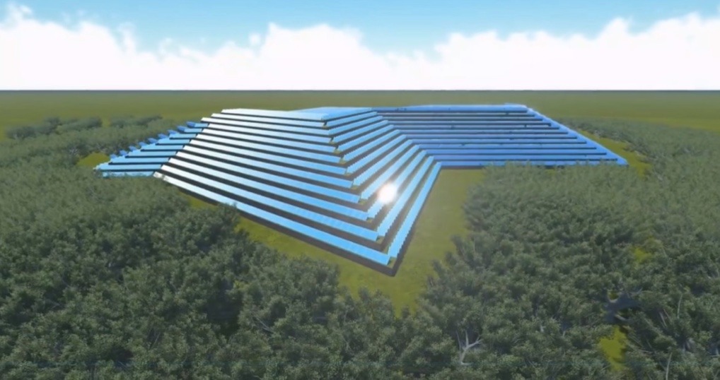 Pirâmide Solar ajuda a reduzir gasto de energia das atrações do Natal de Curitiba