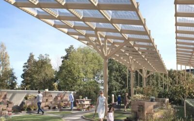Cidade francesa transforma cemitério em jardim de energia solar